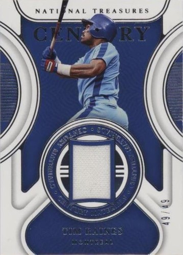 2022 Panini National Treasures - Tim Raines #CEM-TR