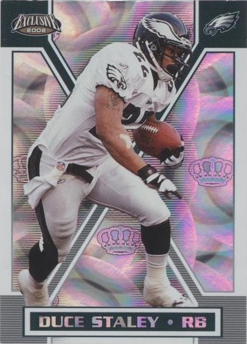 2002 Pacific Exclusive Duce Staley #131