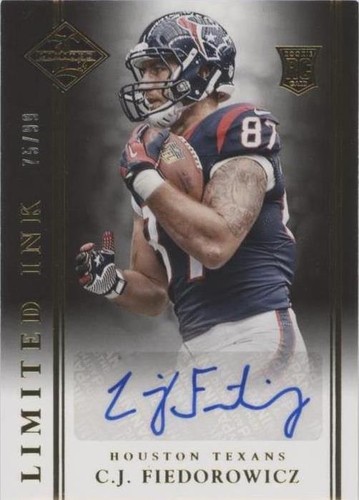2014 Panini Limited C.J. Fiedorowicz #LI-CJ