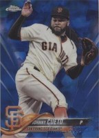 2018 Topps Chrome Sapphire Edition - Johnny Cueto #70