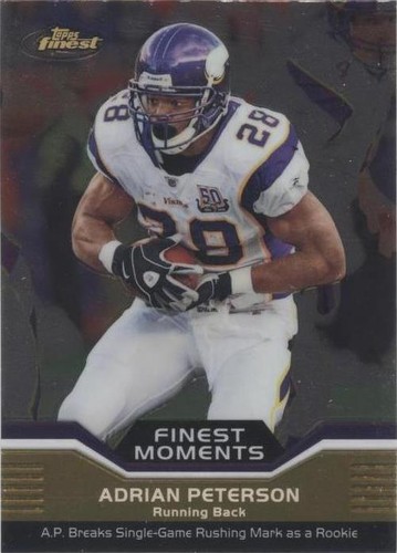 2011 Topps Finest Adrian Peterson #FM-AP