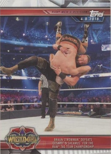 2019 Topps WWE Road to Wrestlemania - Braun Strowman Sheamus #38