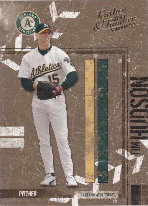 2004 Donruss кожи и пиломатериалов - Тим Хадсон #110