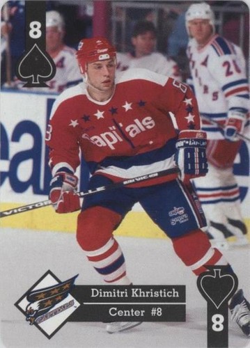 1995-96 Hoyle Eastern Conference Playing Cards - Dmitri Khristich #8S