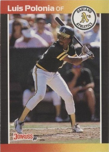1989 Donruss - Luis Polonia #386