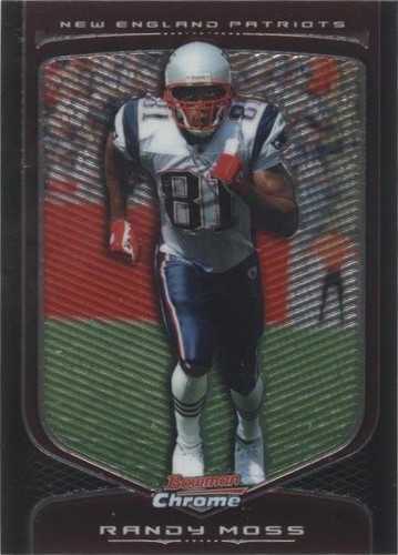 2009 Bowman Chrome Randy Moss #78