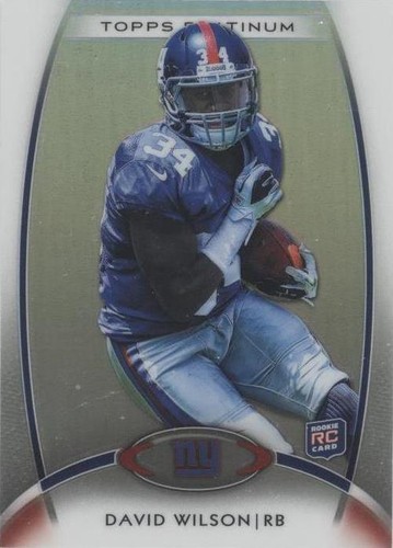 2012 Topps Platinum David Wilson #106