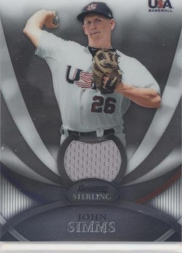 2010 Bowman Sterling - John Simms #USAR-15