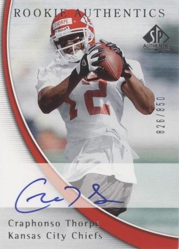 2005 SP Authentic Craphonso Thorpe #204