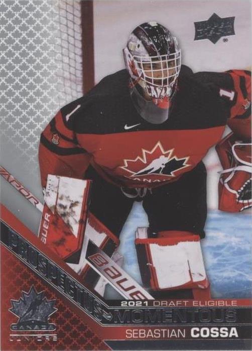 2022 Upper Deck Team Canada Juniors - Sebastian Cossa #PM-1