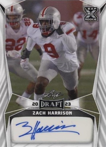2023 Leaf Draft Zach Harrison #BA-ZH1