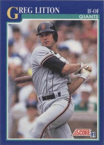 1991 Score - Greg Litton #533