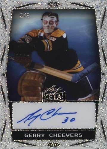 2024 Leaf Metal Legends - Gerry Cheevers #BA-GC1