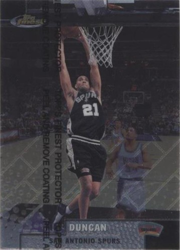 1999-00 Topps Finest - Tim Duncan #134