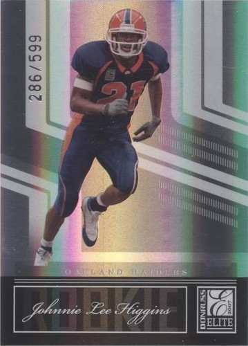 2007 Donruss Elite Johnnie Lee Higgins #157