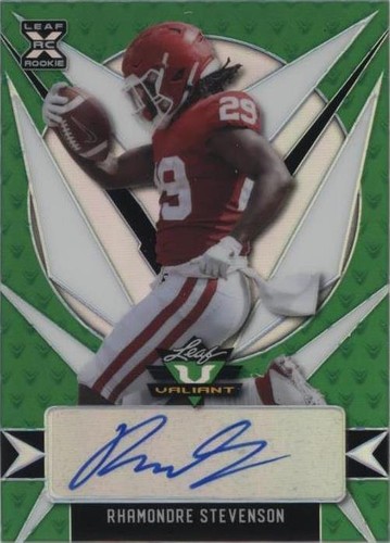 2021 Leaf Valiant Rhamondre Stevenson #BA-RS1