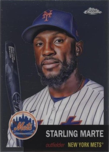 2022 Topps Chrome Platinum Anniversary - Starling Marte #129