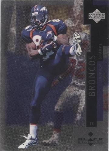 1998 Upper Deck Black Diamond Shannon Sharpe #115