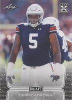 2020 Leaf Draft Derrick Brown #28