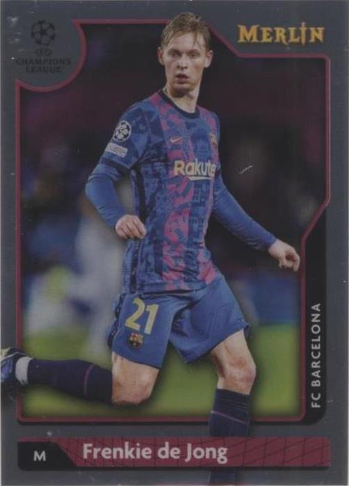 2021-22 Topps Merlin Collection Chrome UCL Frenkie de Jong #139