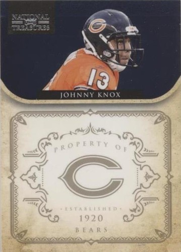 2011 Playoff National Treasures Johnny Knox #28