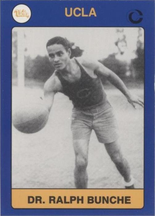 1990-91 Collegiate Collection UCLA Bruins 150 Card Alumni Set - Dr. Ralph Bunche #90