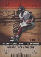 2003 Fleer Authentix Michael Vick #58
