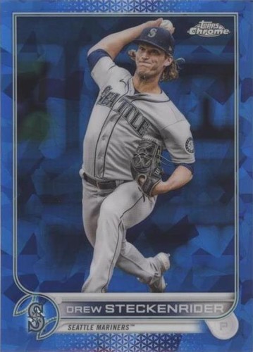 2022 Topps Chrome Update Series Sapphire Edition - Drew Steckenrider #US205