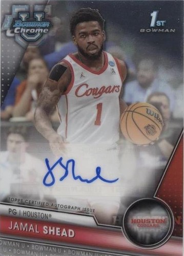 2023-24 Bowman University Chrome - Jamal Shead #BCPA-JS