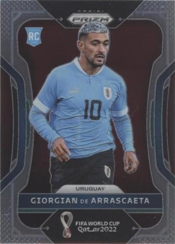 2022 Panini Prizm World Cup Qatar Red Prizm /399 #155 Frenkie de