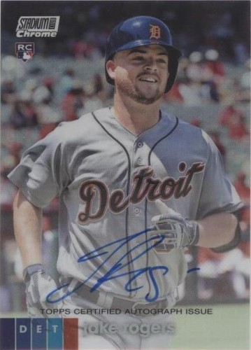 2020 Topps Stadium Club Chrome - Jake Rogers #CAJA