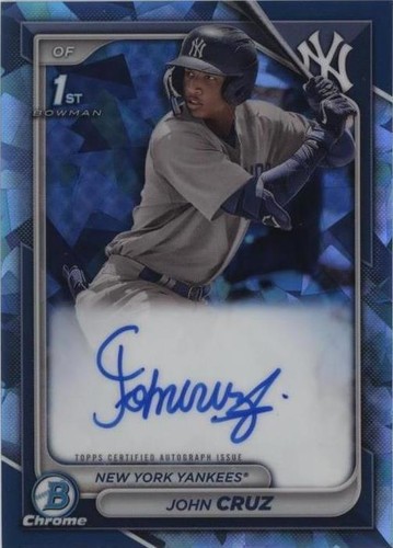 2024 Bowman Sapphire Edition - John Cruz #BSPA-JCZ