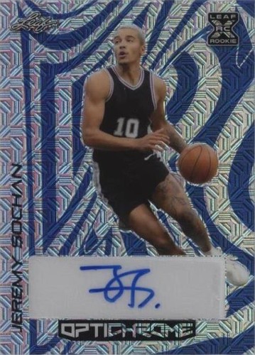 2022-23 Leaf Optichrome - Jeremy Sochan #BA-JS1