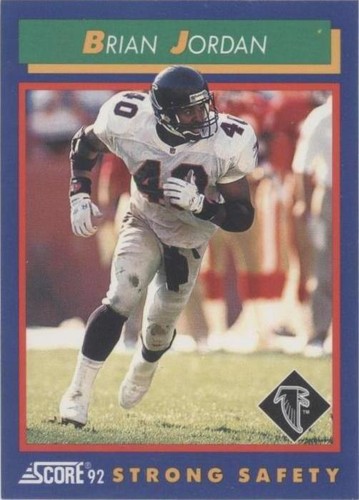 1992 Score Brian Jordan #81