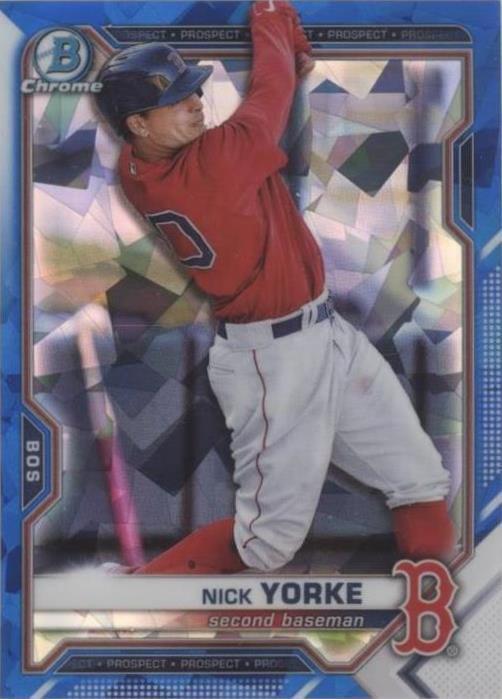 2021 Bowman Chrome Draft Sapphire Edition - Nick Yorke #BDC-53