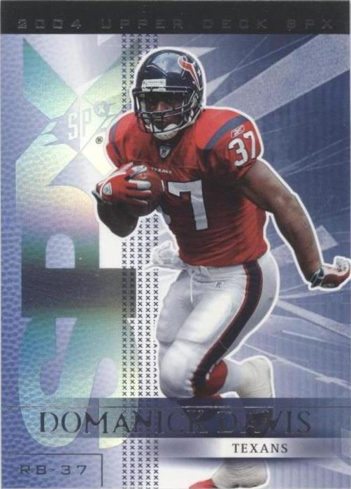 2004 SPx Domanick Davis #38