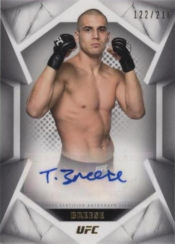 2020 Topps UFC Striking Signatures - Tom Breese #STS-TB