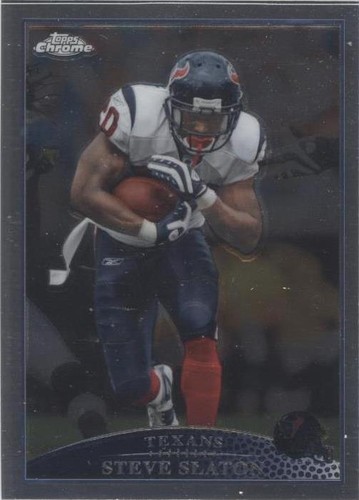 2009 Topps Chrome Steve Slaton #TC98