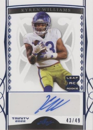 2022 Leaf Trinity Kyren Williams #BA-KW1