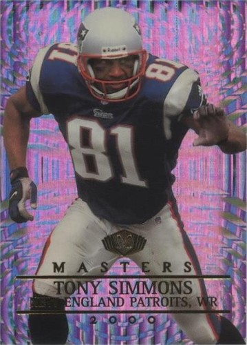 2000 Collector's Edge Masters Tony Simmons #115
