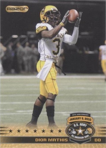 2010 Razor U.S. Army All-American Bowl Dior Mathis #83