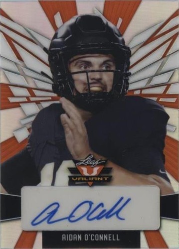 2022 Leaf Valiant Aidan O'Connell #PA-AO1