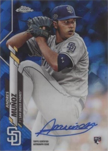 2020 Topps Chrome Sapphire Edition - Andres Munoz #CSA-AM