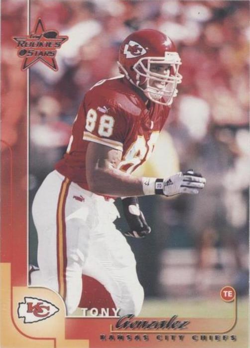 Leaf Rookies & Stars Tony Gonzalez #47 2000