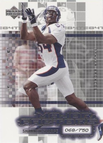 2003 Upper Deck Finite Shannon Sharpe #129