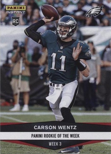 2016-17 Panini Instant NFL Carson Wentz #66