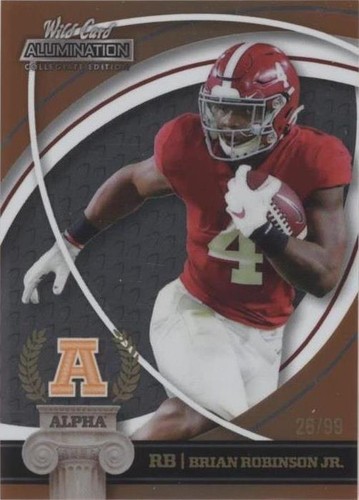 2021 Wild Card Alumination NIL Collegiate Edition Brian Robinson Jr. #ANA-15