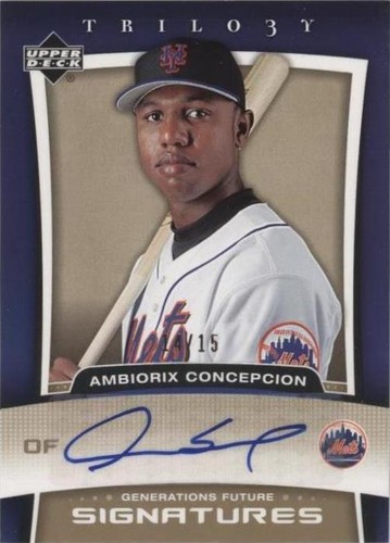 2005 Upper Deck Trilogy - Ambiorix Concepcion #FU-AC