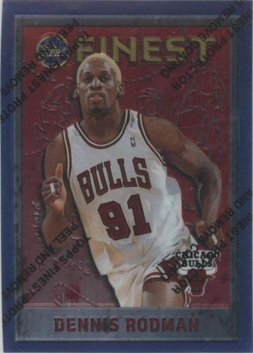 DENNIS RODMAN FINEST 289枚 GOLD REFRACTOR Topps Dennis Rodman Basketball Sports Trading Cards