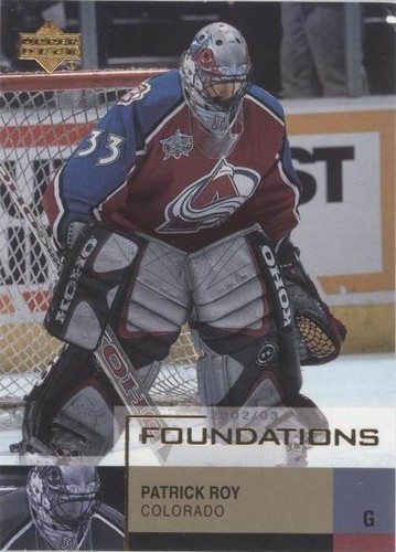 2002-03 Upper Deck Foundations - Patrick Roy #17